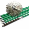 Kit de ramonage professionnel synthétique Kit de ramonage professionnel acier grande longueur